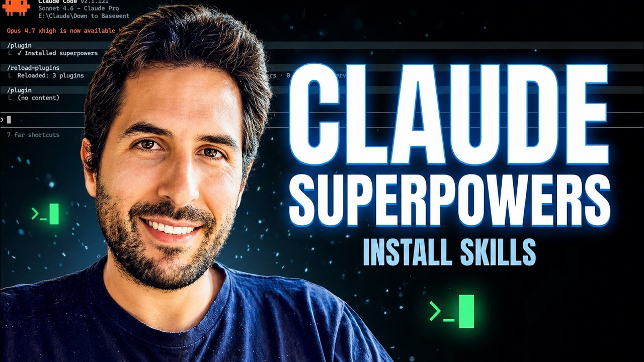 Como INSTALAR SKILLS en CLAUDE CODE (SUPERPOWERS) - YouTube