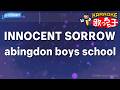 【カラオケ】INNOCENT SORROW/abingdon boys schoo