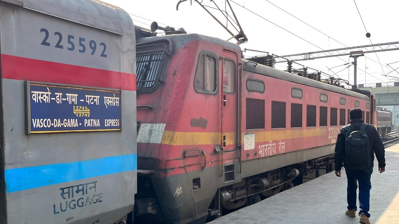 patna to jabalpur journey video on.12742 Vasco-da- gama sf express #journey #train #indianrailways