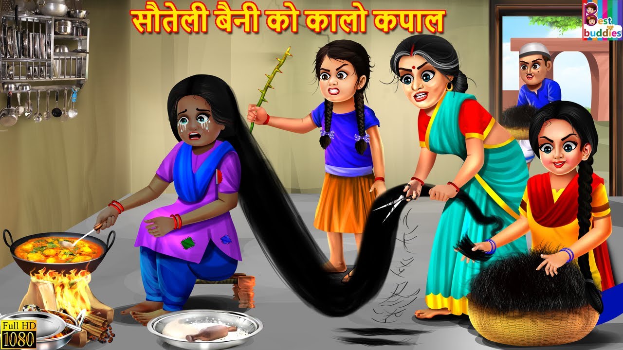 सौतेली बैनी को कालो कपाल | Nepali Story | Nepali Stories | Nepali Moral Story | Nepali Cartoon