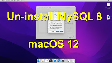 Uninstall MySQL 8 Database from macOS 12 Monterey