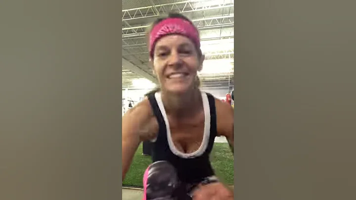 "Super-fit Mom" and box 24" jumps by Tina Smiley a...