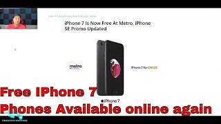 IPhone 7 Free and Buy Phones Online Available// Metro By T-Mobile