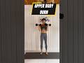 Dumbbell Upper Body Burn 🔥 | Quick Arm & Shoulder Workout. #UpperBodyWorkout #DumbbellWorkout