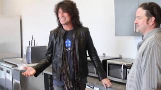 Tommy Thayer of KISS Visits Epiphone Headquarters