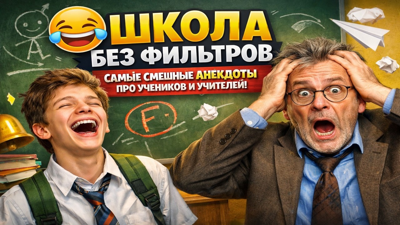 Самые смешные школьные анекдоты😆 Учителя в шоке