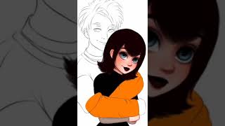 Mavis & jhonny #art #desenho #drawing #artist  #artwork #painting #hoteltransilvania #halloween