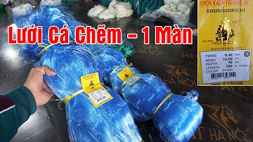 Lưới Đánh Cá Vược - Cá Chẽm 1 Màn - Cước 40 - Mắt 16cm | Zalo: 0396.23.9999