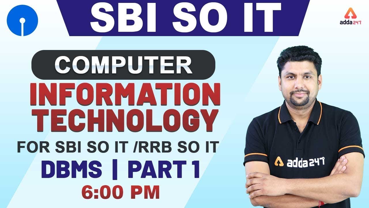 SBI SO IT 2019 | DBMS Important Questions (Part 1)