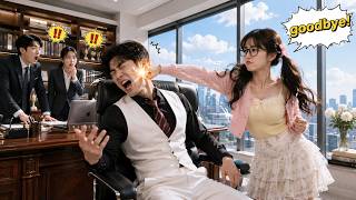 CEO comes to divorce weak arranged wife; she doesn't care,punches him,happily says bye—he's charmed!