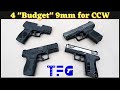 4 Great "Budget" CCW 9mm Handguns (Double Stack Mags) - TheFirearmGuy