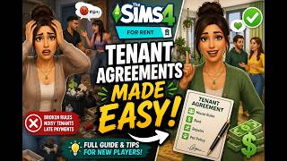Sims 4 For Rent Tutorial: Tenant Agreements Made EASY