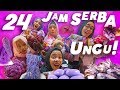 24 JAM Makan Hanya Yg Warna Ungu Semua Diborong, Gen Halilintar Girls Borong Semua