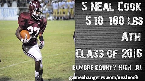 #5 Neal Cook / ATH / Elmore County High (AL) Class...