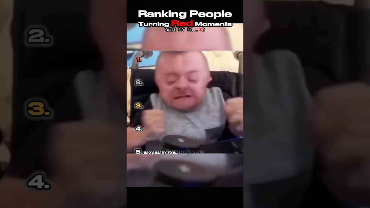 Ranking People Turning Red Moments