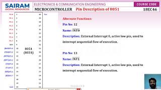 Lecture Video_18EC46_Module 1_7_Pin Description_Halesha H R