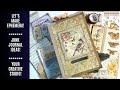 Your creative studio  lets make vintage ephemera  junk journal ideas  craft along with me