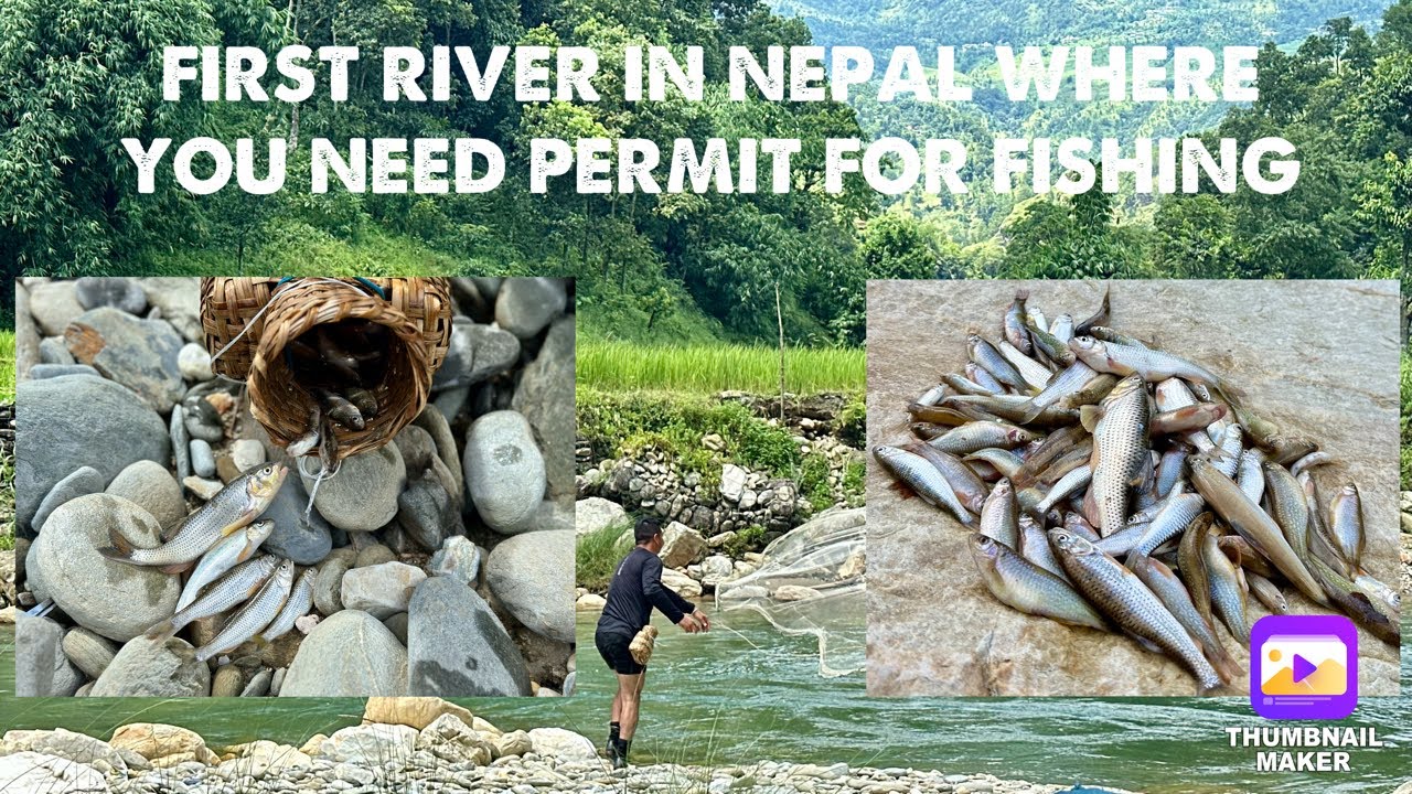 First river in Nepal where you need permit for fishing !!! - YouTube