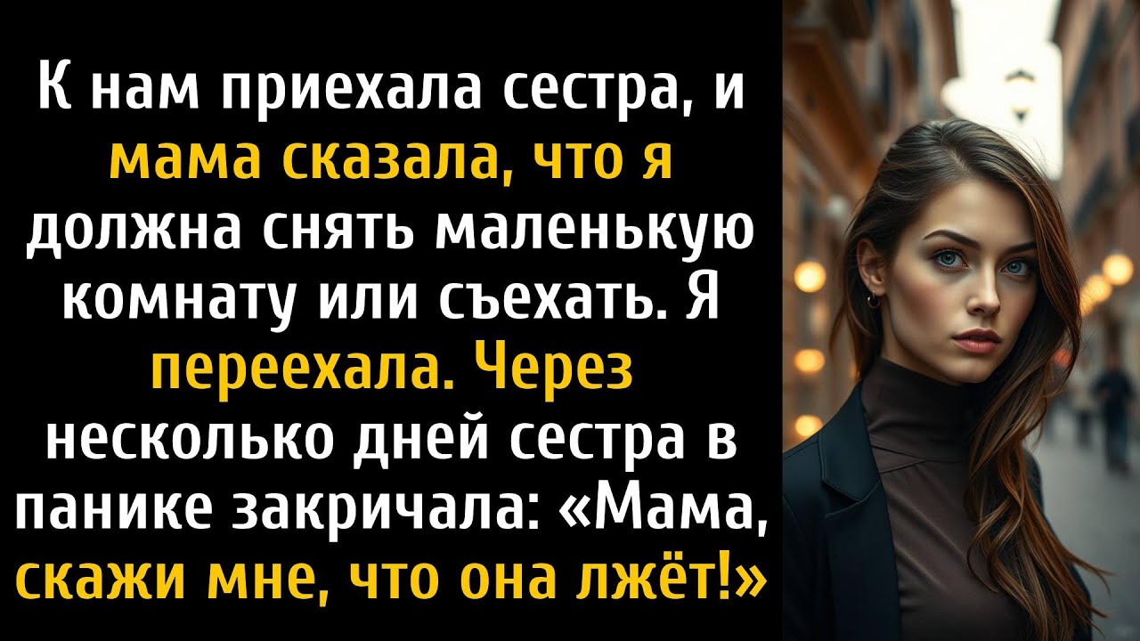 Мама выгнала меня, когда к ней приезжала сестра, но потом все запаниковали.