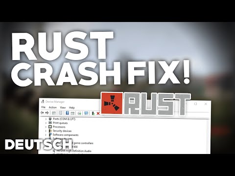 Rust: CRASH/STÜRZT ab BEHEBEN! | Problemlösung | Crash fix Deutsch | 2022