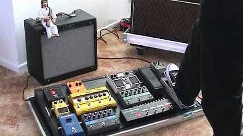 U2 Running to stand still ZooTV version - Pedalboard demo with Shimmer