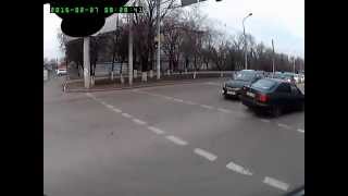 Алматы. Выезд за СТОП линию 20150227 0828