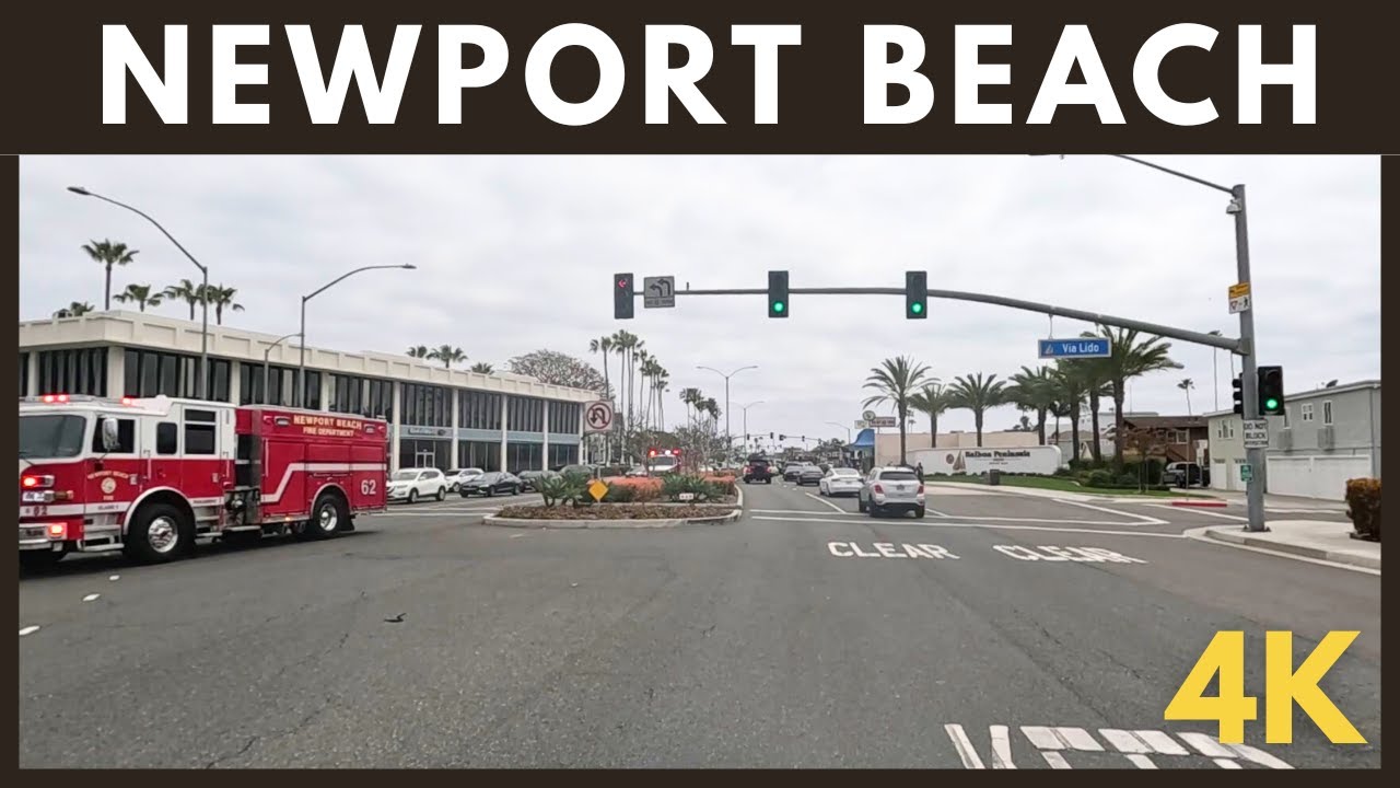 4k DRIVING from MARIOS BUTCHER to the NEWPORT BOAT SHOW (road noise ...