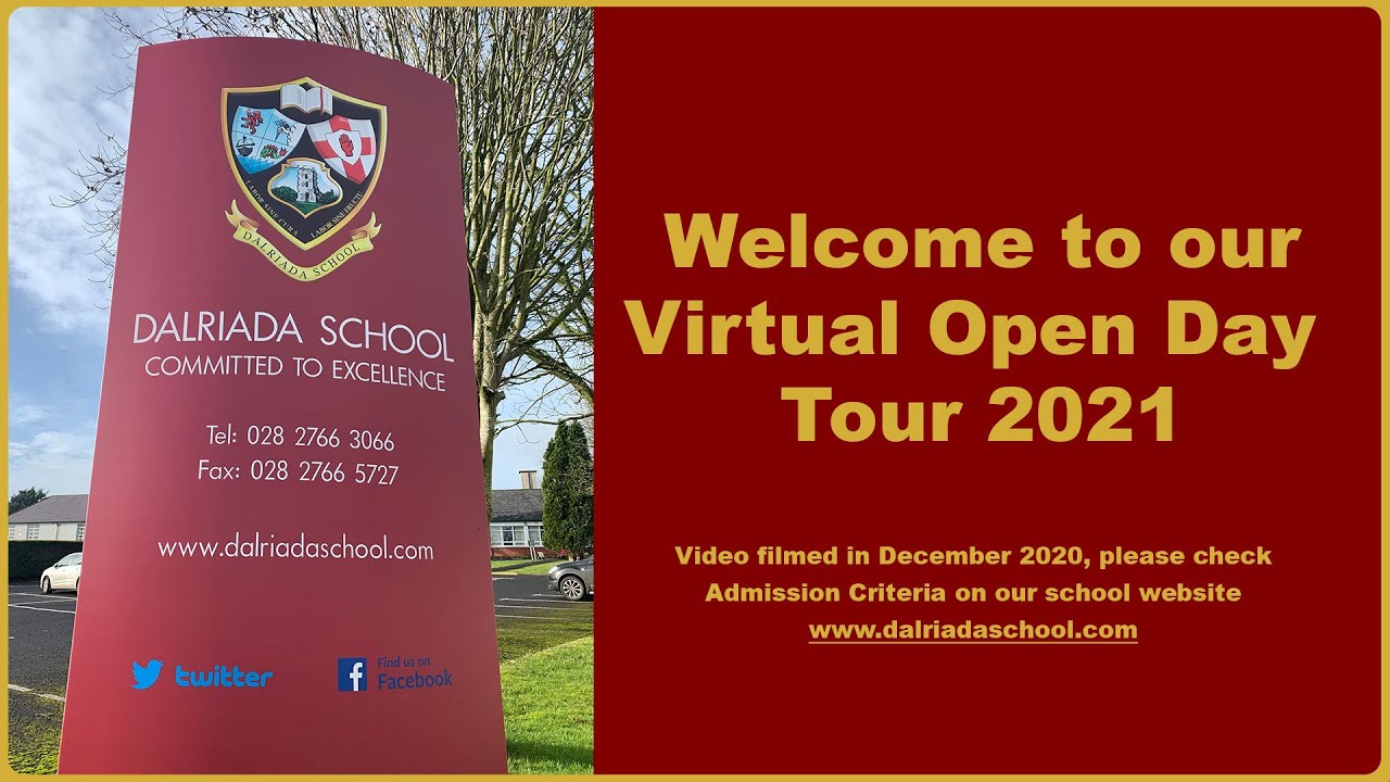 Open Day Virtual Tour for 2021