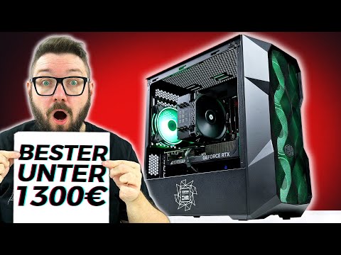 Bester GAMING PC bis 1300 Euro - unschlagbar fürs Geld!
