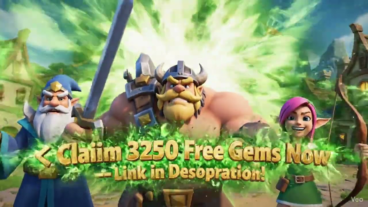 How to Get FREE GEMS in Clash of Clans (3,250  Giveaway)