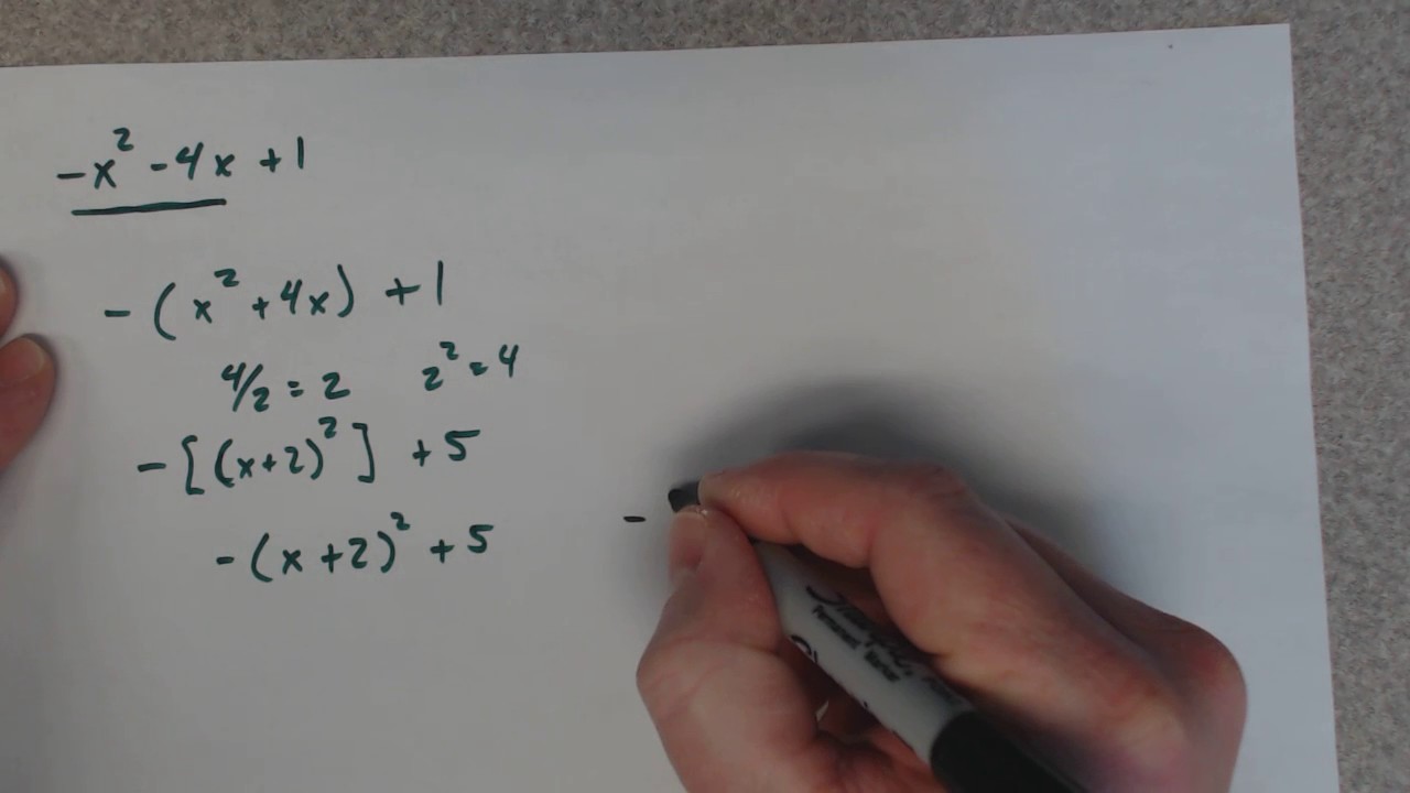 Convert To Vertex Form With A Negative X Squared YouTube convert-to-vertex-form-with-a-negative-x-squared-youtube