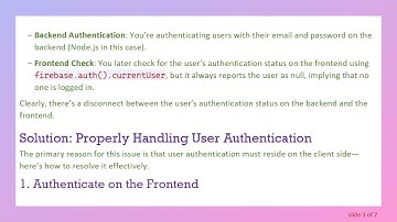Resolving the firebase.auth().currentUser Issue: Why It