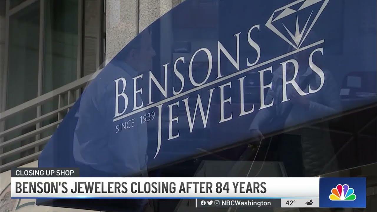 Bensons Jewelers Closing After 84 Years NBC4 Washington YouTube