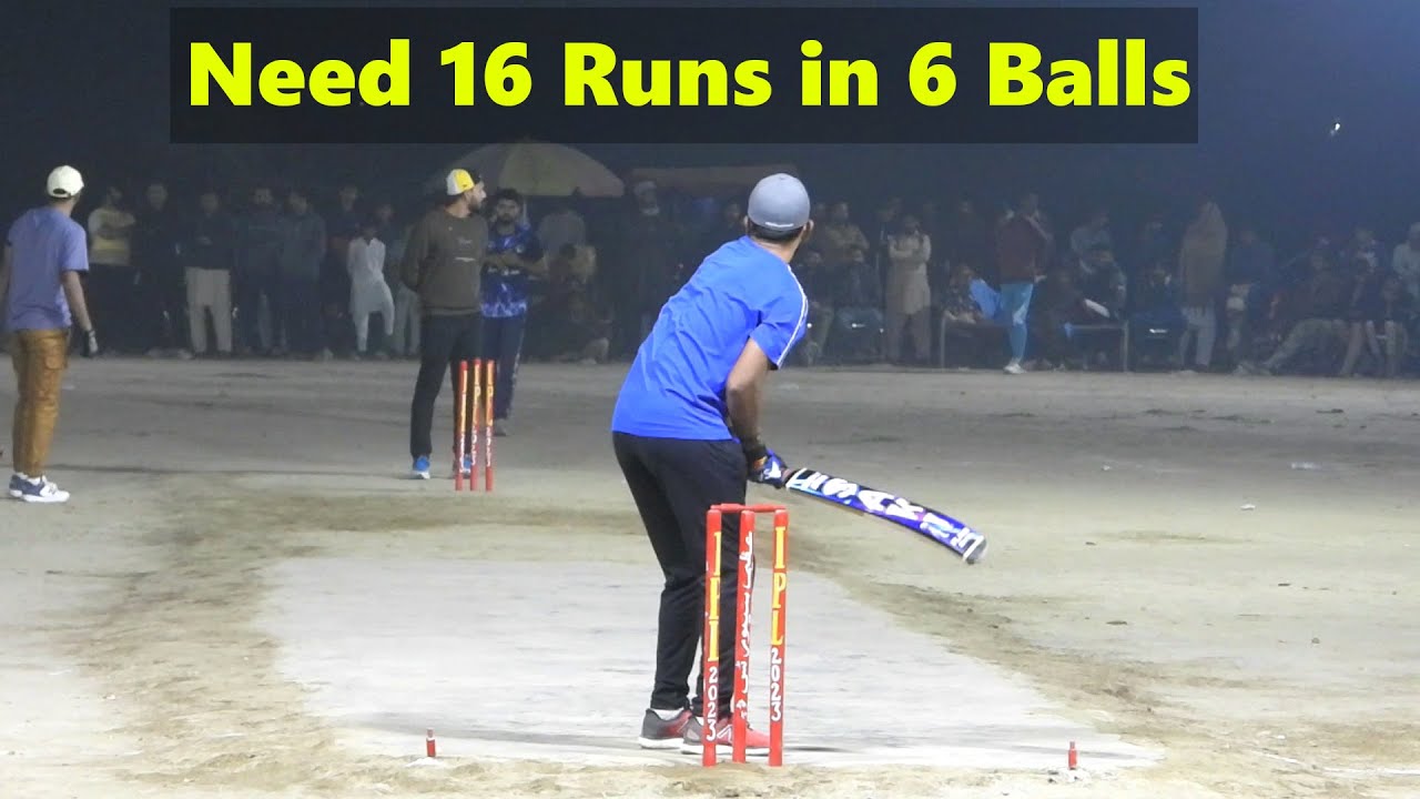 Need 16 Runs From 6 Balls BIG Semi _ Final Match - YouTube