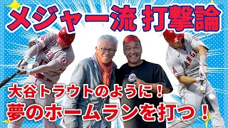 大谷もトラウトも？メジャー流打法「縦スイング」でホームラン王になる！【根鈴道場×谷沢健一（前編）】