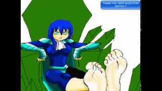 Speed Drawing 4 - Queen Lokina Relaxing Her Feet Soles