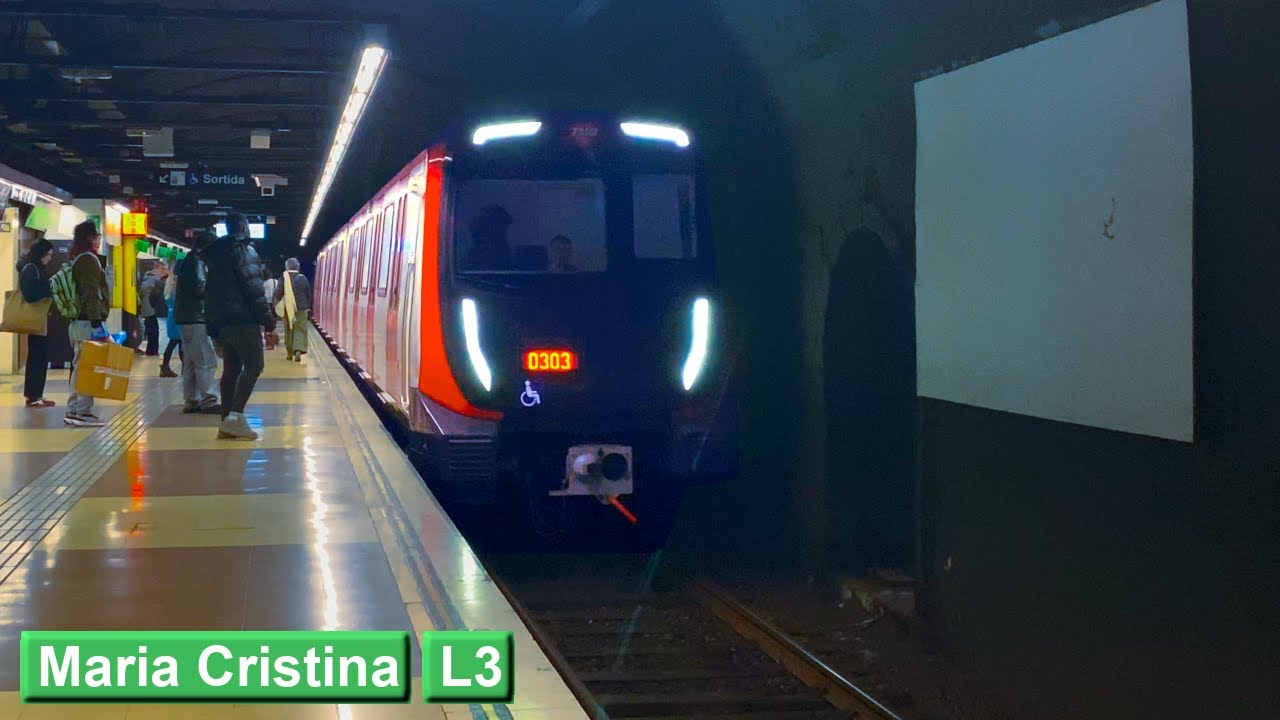 Maria Cristina | Линия 3 : Барселонский метрополитен ( TMB 7000 )