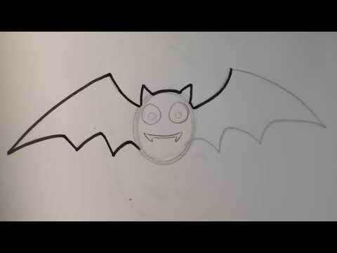 How to Draw a Bat: Cartoon, in bright Pictures, Realistic and Cute