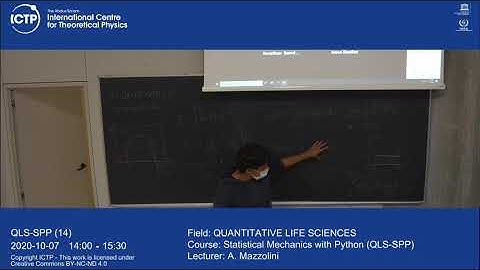 Statistical Physics with Python (QLS-SPP) Lecture 13
