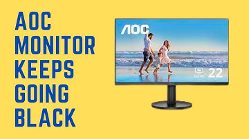 Hoe je het probleem oplost dat je AOC-monitor steeds zwart wordt