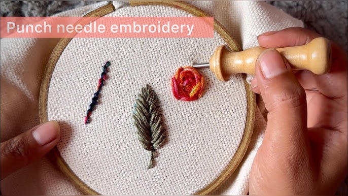 Punch Needle Embroidery Hoops