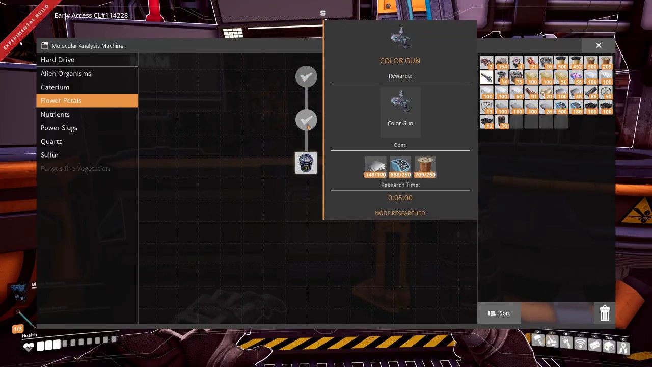 satisfactory update 3 flower petals Tech tree YouTube