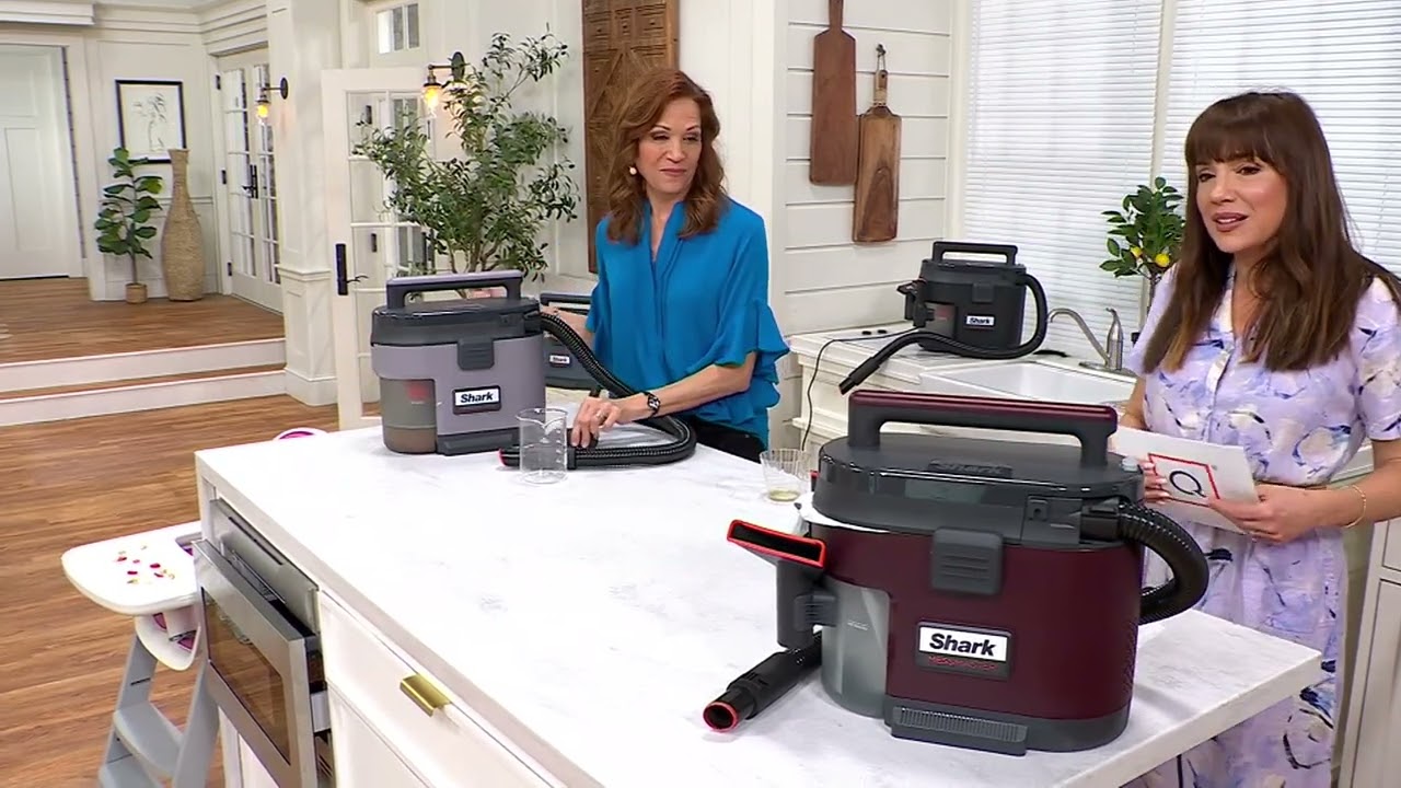 Портативный пылесос Shark MessMaster для влажной и сухой уборки с набором для ухода за автомобиле...