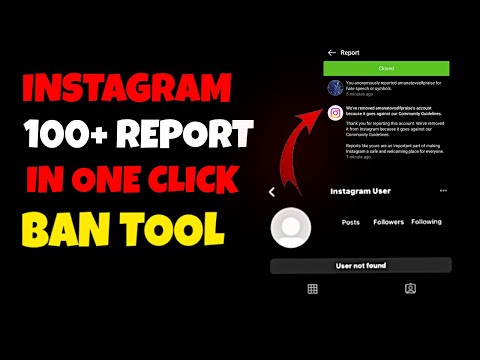 Instagram account ban report tool | How to ban an Instagram account 2026 new method