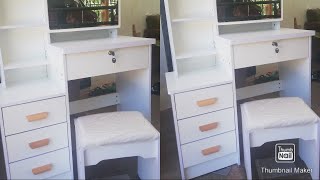 How to assemble vanity mirror step by step.