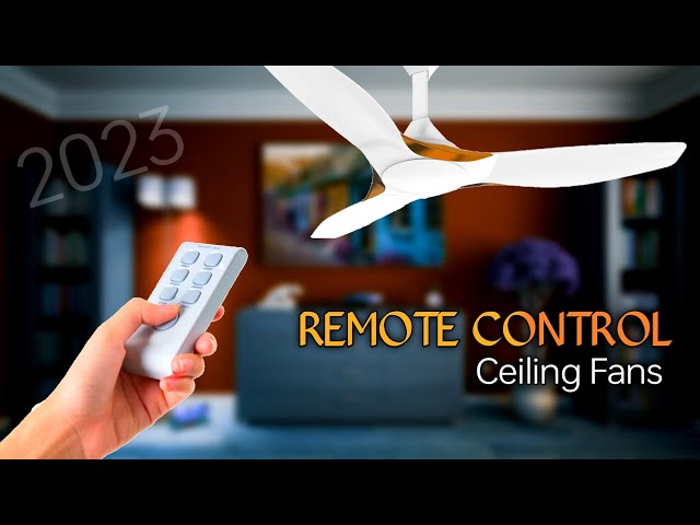 India S Top Remote Control Ceiling Fan