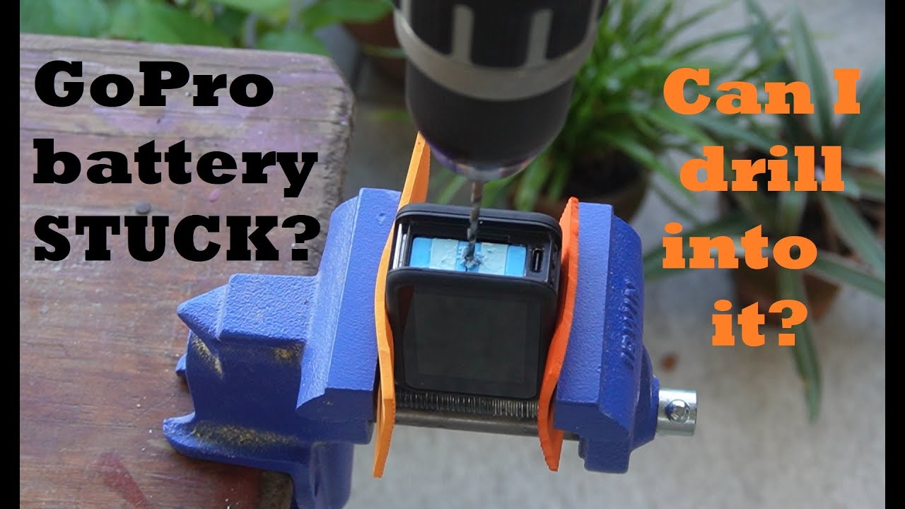 How to remove a jammed / stuck / trapped / swollen battery from a GoPro