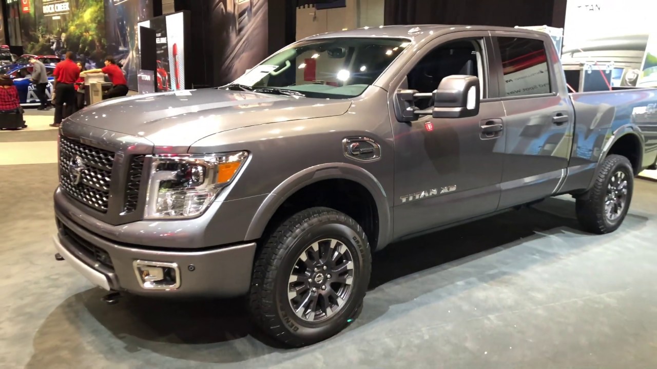 2019 Nissan Titan Xd Pro4x Walk Around Exterior And Interior At Auto Show