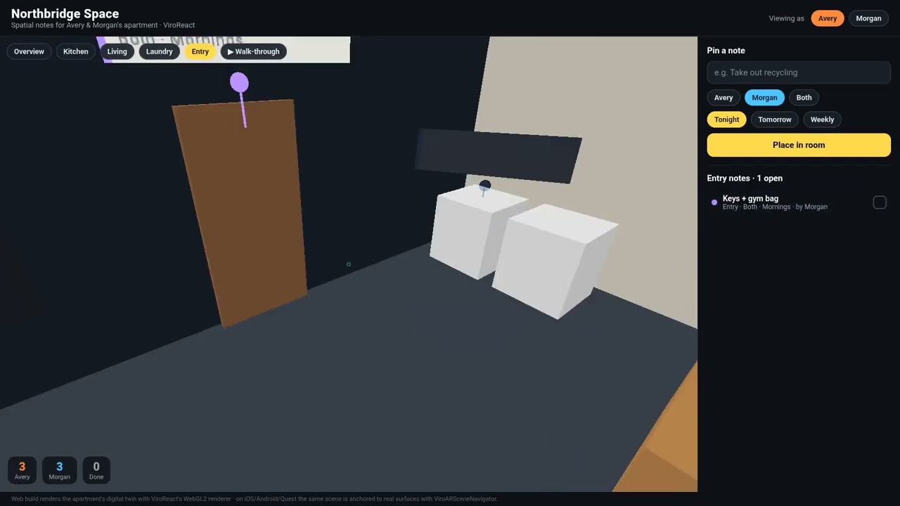 Northbridge Space demo video