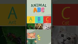 ABC Animals for Children - Learn Alphabet with Animals (A to G) #abcsong #animalabc #abcphonics